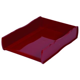 ESSELTE NOUVEAU DOCUMENT TRAY BURGUNDY