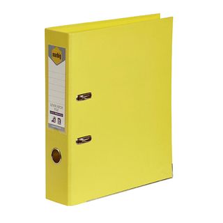 MARBIG LEVER ARCH FILE A4 PE YELLOW
