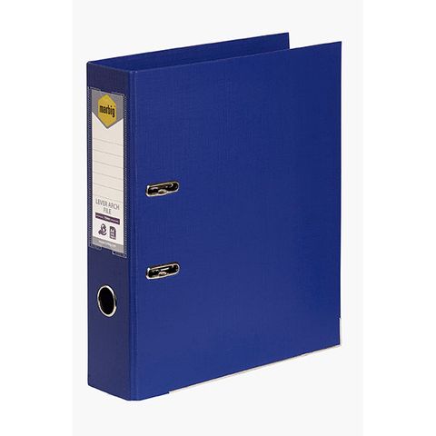 MARBIG LEVER ARCH FILE A4 PE BLUE