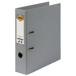 MARBIG LEVER ARCH FILE A4 PE GREY