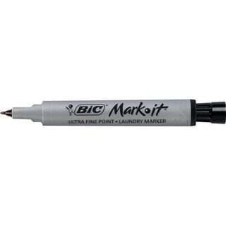 LAUNDRY MARKER BIC MARK-IT BLACK