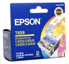 INKJET CARTRIDGE T039090 COLOUR STYLUS C