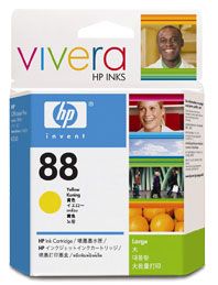 C9393A YELLOW CARTRIDGE HP #88