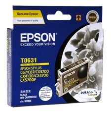 T063190 BLACK CARTRIDGE EPSON #T0631