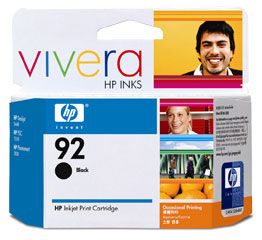 INKJET CARTRIDGE C9362A BLACK HP#92 HP