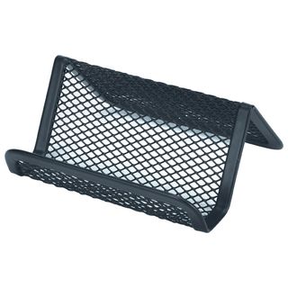 ESSELTE MESH BUSINESS CARD HOLDER BLACK