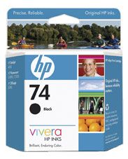 HP INKJET CARTRIDGE CB335WA 74 BLACK