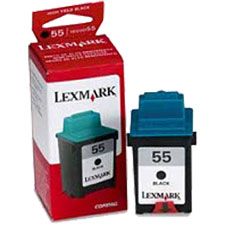 INKJET CARTRIDGE LEXMARK 16G0055 #55 BLA