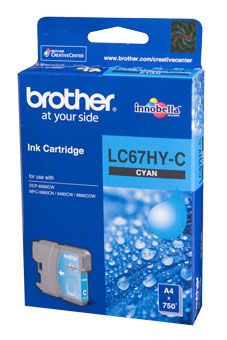 INK CARTRIDGE LC67HYC HIGH CAPACITY CYAN