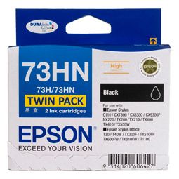 INKJET CARTRIDGE EPSON T0721 BLACK HY 2P