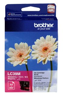 INK CARTRIDGE BROTHER LC-39M MAGENTA