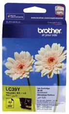 INK CARTRIDGE BROTHER LC-39Y YELLOW