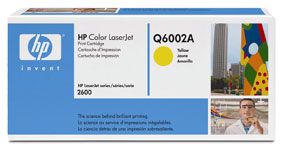 LASER TONER CARTRIDGE Q6002A YELLOW 2600