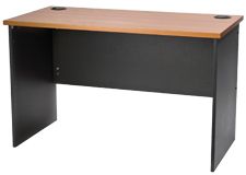 DESK FIRSTLINE 1200X600 BEECH/IRONSTONE