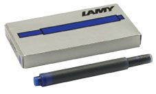 FOUNTAIN PEN INK CARTRIDGE BLUE T10 LAMY