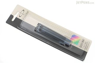 INK CARTRIDGE PARKER QUINK BLACK PKT5