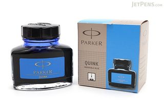 FOUNTAIN PEN INK PARKER QUINK BLUE WASHA