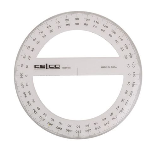 PROTRACTOR CELCO 150BP360 150MM 360 DEGR