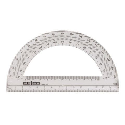 PROTRACTOR CELCO 150BP180 150MM 180 DEGR