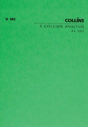 COLLINS ACCOUNT BOOK A4 5MC 26 LEAF LIMP