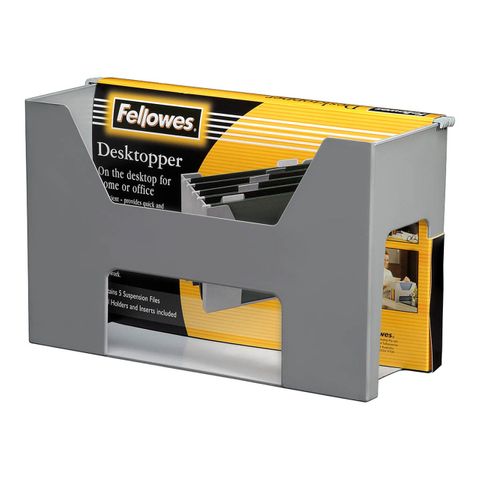 FELLOWES DESKTOPPER FILE ORGANISER GREY