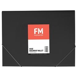 DOCUMENT WALLET FM VIVID BLACK