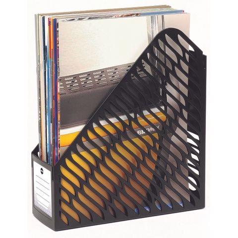 MARBIG MAGAZINE RACK TWIN PACK BLACK