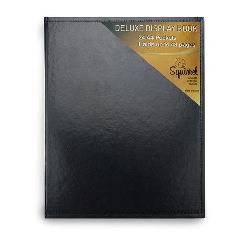 Squirrel Deluxe Display Book A4 24Pocket