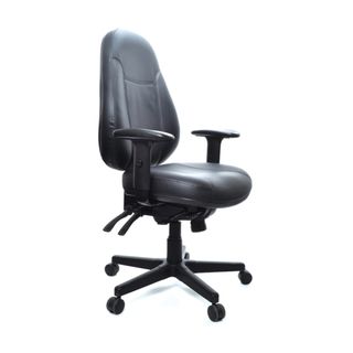 BURO PERSONA CHAIR LEATHER WTH ARMS