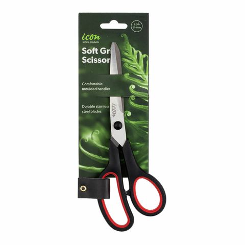 ICON SOFT GRIP SCISSOR 8.5 INCH