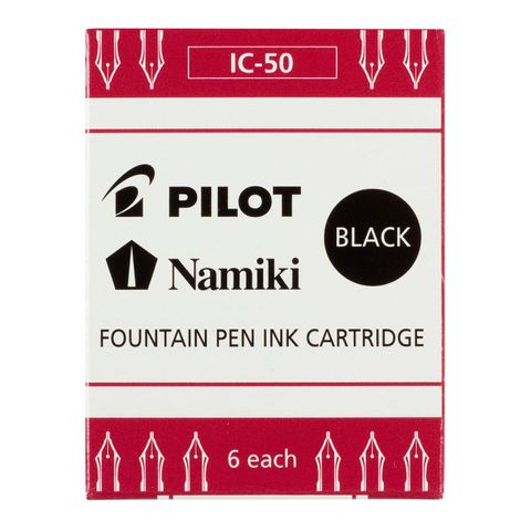 PILOT FOUNTAIN PEN INK CARTRIDGE BLACK.