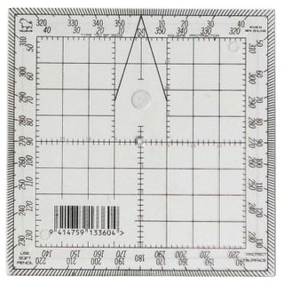 TAURUS PROTRACTOR 13CM SQUARE.