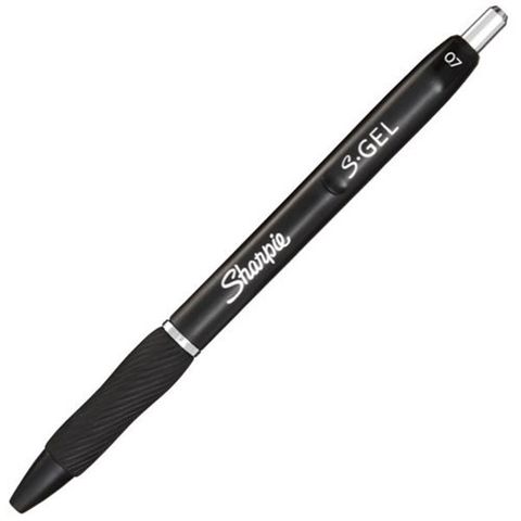 SHARPIE S-GEL 0.7MM GEL PEN BLACK.