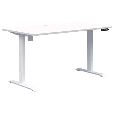 DUO II ELECTRIC DESK 1500x800 WHITE