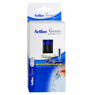 ARTLINE SMOOVE BALLPOINT PEN BLUE BX/50