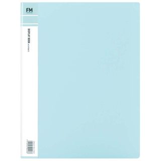 FM DISPLAY BOOK PASTEL A4 BABY BLUE 20P
