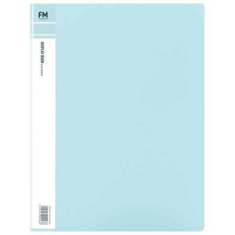 FM DISPLAY BOOK PASTEL A4 BABY BLUE 20P