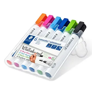 STAEDTLER WHITEBOARD MARKERS 351-1 PK/6