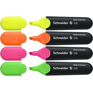 Schneider Highlighter Job assorted PKT/4