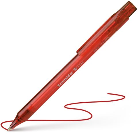 Schneider Ballpoint Pen Fave Red