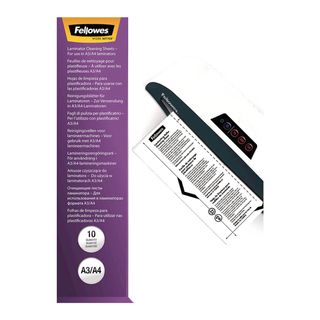 FELLOWES LAMINATOR CLEANING SHEET A4 10P