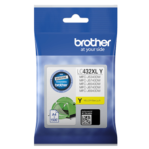 Brother LC432XLY Yellow HY Ink Cartridge