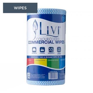 Livi Cloth Wipes Blue 90 Sheets