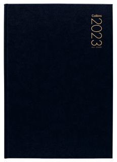 COLLINS DIARY A41 BLACK ODD YEAR 2023