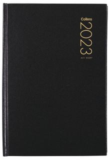 COLLINS DIARY A51 BLACK ODD YEAR 2023