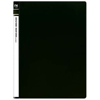 INSERT DISPLAY/CLEAR BOOK FM BLACK 20PKT