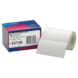 AVERY ROLL ADDRESS LABELS 89X24MM BX250