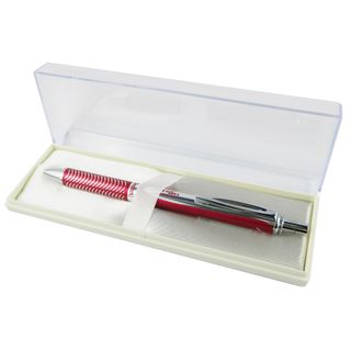 PENTEL ALUM ENERGEL PEN RED BRL BLACK