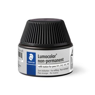 REFILL INK LUMOCOLOR NON-PERM. BLACK