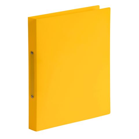 MARBIG A4 PP RING BINDER 2D 25MM LEMON